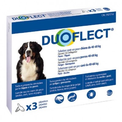 Pipettes Antiparasites DUOFLECT - Chien 40 à 60 kg 20317